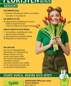 Floristen W/M/D gesucht